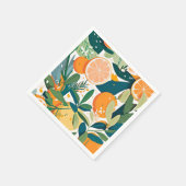 Clementine mandarine servet (Hoek)