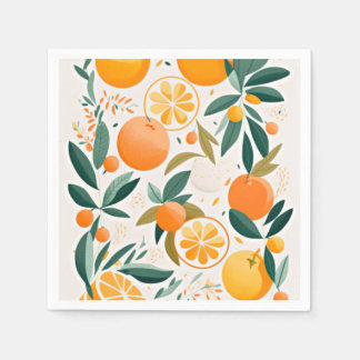 Clementine mandarine servet