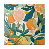 Clementine mandarine tegeltje (Voorkant)