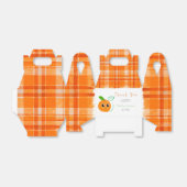 Clementine Oranje vruchten Baby shower Bedankdoosjes (Uitgevouwen)