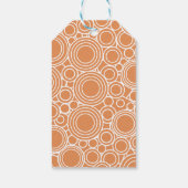 Clementine Oranje vruchten Baby shower Cadeaulabel (Achterkant)