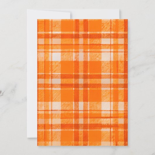 Clementine Oranje vruchten Baby shower Kaart (Achterkant)