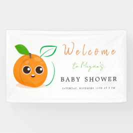 Clementine Oranje vruchten Baby shower Spandoek