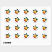 Clementine  ronde sticker (Vel)