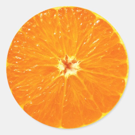 Clementine Ronde Sticker (Voorkant)