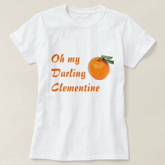 clementine shirt (Design voorkant)