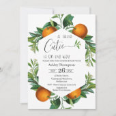 Clementine Sinaasappel Lijst Little Cutie Baby sho Kaart (Voorkant)