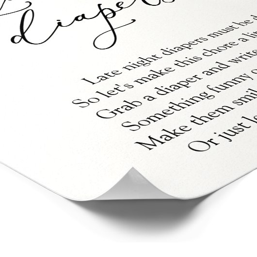 Clementine Sinaasappels en Greenery Late Night Dia Poster (Hoek)