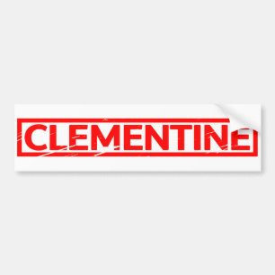 Clementine Stamp Bumpersticker