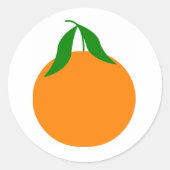 clementineontwerp ronde sticker (Voorkant)