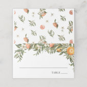 Clementines en groen Naam Plaats Kaarten Plaatskaartje (Buitenkant ongevouwen)