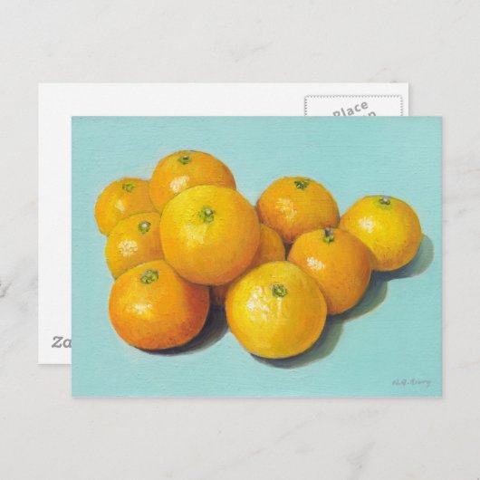 Clementines Stilleven Briefkaart (Voorkant / Achterkant)