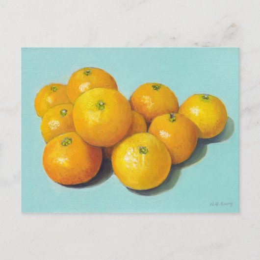Clementines Stilleven Briefkaart (Voorkant)