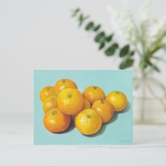 Clementines Stilleven Briefkaart (Staand voorkant)