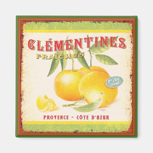 Clementines van de Provence Magneet (Voorkant)