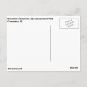 Clementon, NJ Briefkaart (Achterkant)