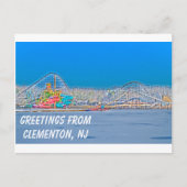 Clementon, NJ Briefkaart (Voorkant)