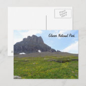 Clements Mountain - Glacier National Park Briefkaart (Voorkant / Achterkant)