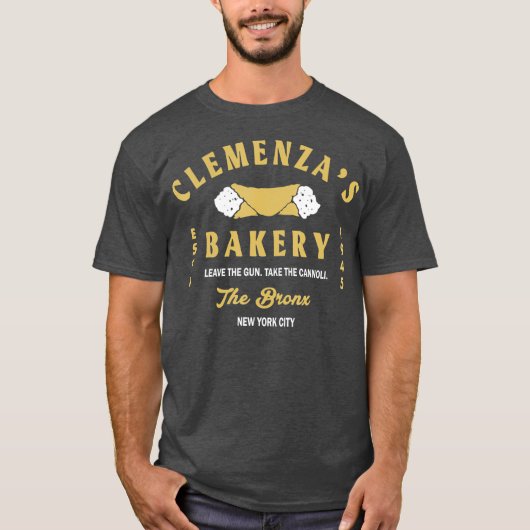 Clemenzas Bakery Leave The Gun Take T-shirt (Voorkant)