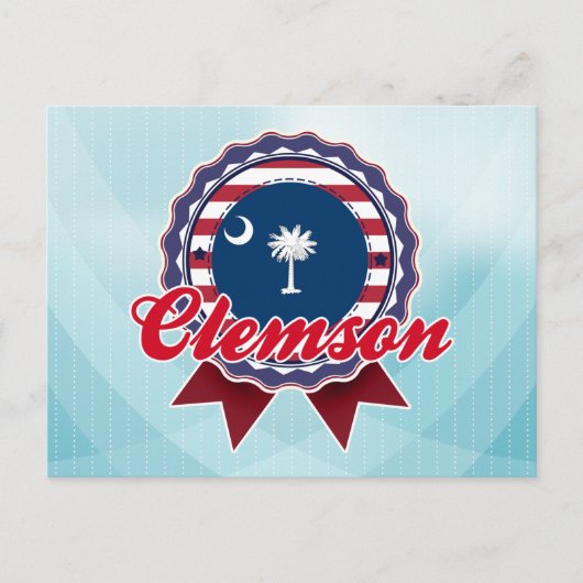 Clemson, SC Briefkaart (Voorkant)