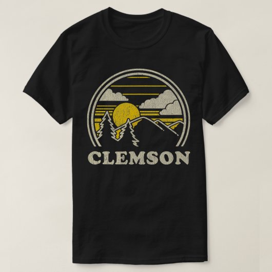 Clemson South Olina SC  Wandelgebergte T-shirt (Design voorkant)