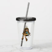 Cleo Acryl Tumbler Drinkbeker (Achterkant)