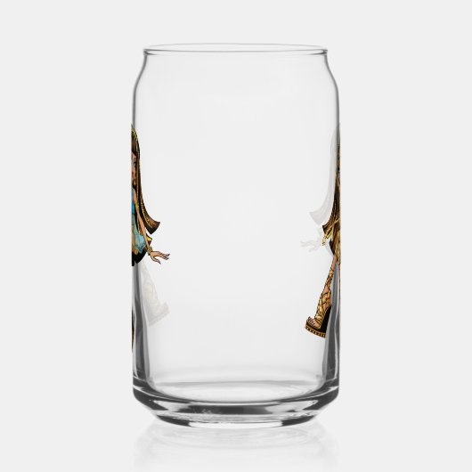 Cleo Can Glass Blikvorm Glas (Rechts)