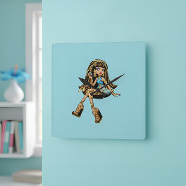 Cleo Clock Vierkante Klok