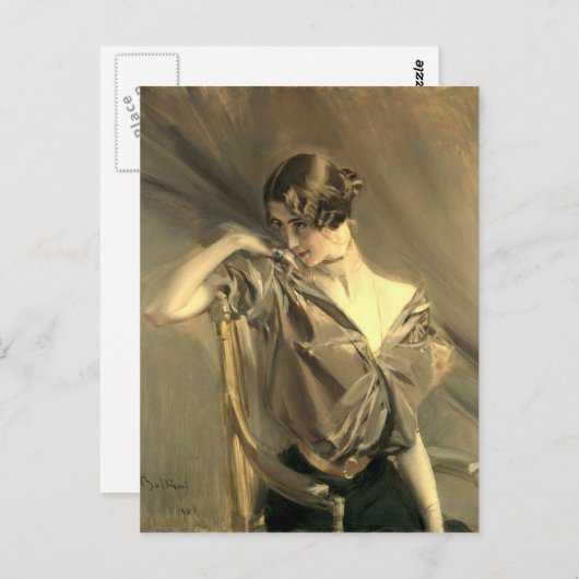 Cleo de Merode - Boldini Briefkaart (Voorkant / Achterkant)