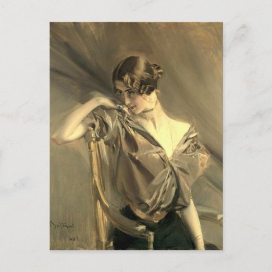 Cleo de Merode - Boldini Briefkaart (Voorkant)