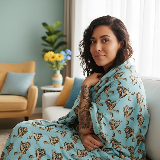 Cleo Fleece Blanket Deken