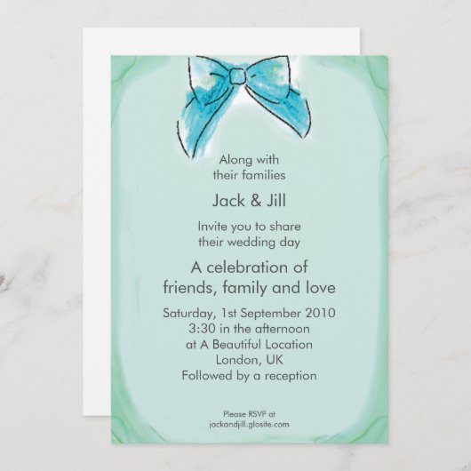 Cleo lint (naad) 5x7 kaart (Voorkant / Achterkant)