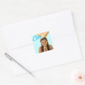 Cleo Vierkante Sticker (Envelop)