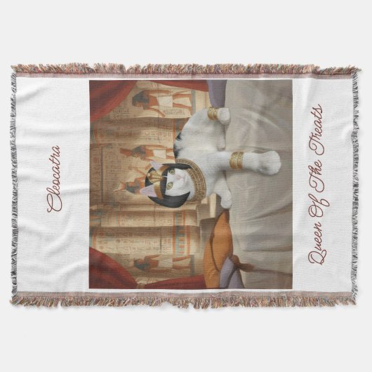 Cleocatra-Koningin Van De Snoepjes Deken (Voorkant)