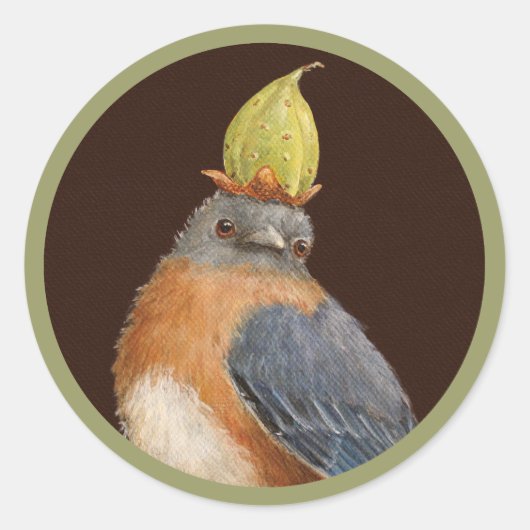 Cleome de bluebird stickers (Voorkant)