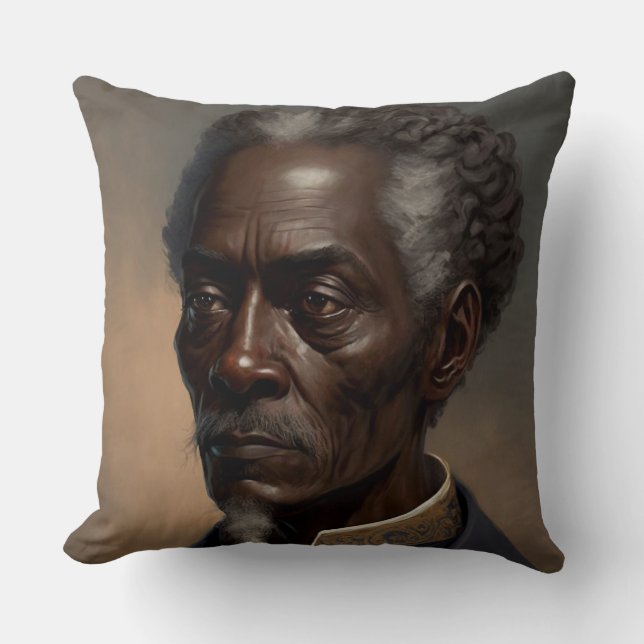 Cleon Porträt Gemälde Kussen (Voorkant)