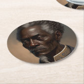Cleon Porträt Gemälde Ronde Kartonnen Onderzetter (Gebogen)