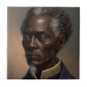 Cleon Porträt Gemälde Tegeltje (Voorkant)