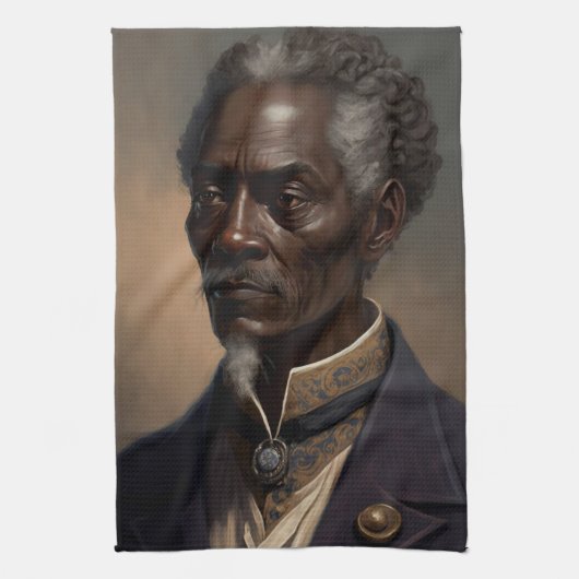 Cleon Porträt Gemälde Theedoek (Verticaal)