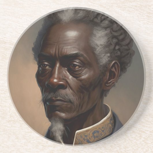 Cleon Porträt Gemälde Zandsteen Onderzetter (Voorkant)