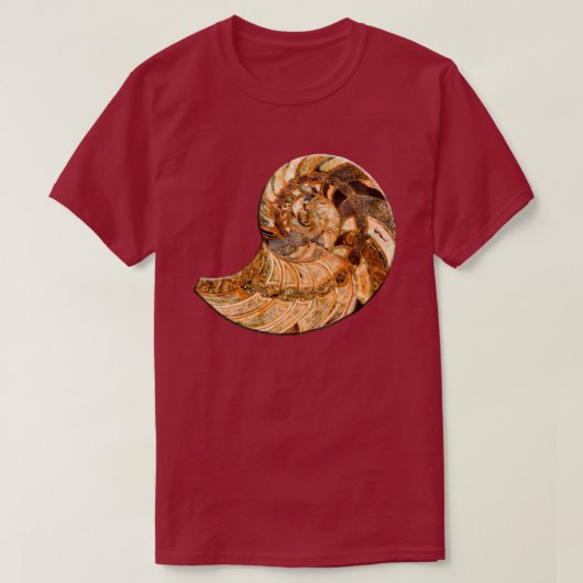 Cleoniceras Cleon Ammoniet Fossiel T-shirt (Design voorkant)