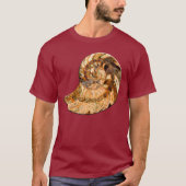 Cleoniceras Cleon Ammonite Fossil T-shirt (Voorkant)