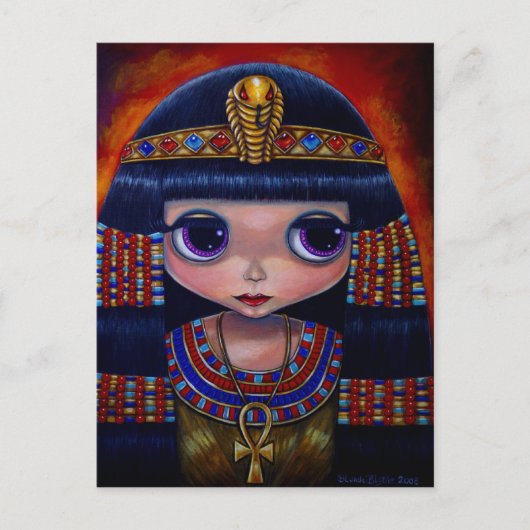 Cleopatra Blythe Briefkaart (Voorkant)