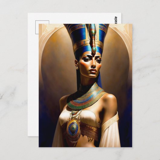 cleopatra briefkaart (Voorkant / Achterkant)