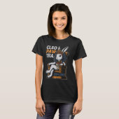 Cleopatra Bunny Egyptische Godin Konijn Egyptologi T-shirt (Voorkant volledig)