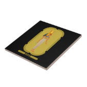 Cleopatra Ceramic Tegel Tegeltje (Zijkant)