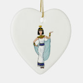 Cleopatra de farao van Egypte Keramisch Ornament (Rechts)