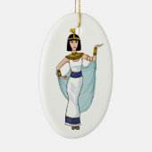 Cleopatra de farao van Egypte Keramisch Ornament (Rechts)