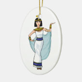 Cleopatra de farao van Egypte Keramisch Ornament (Links)