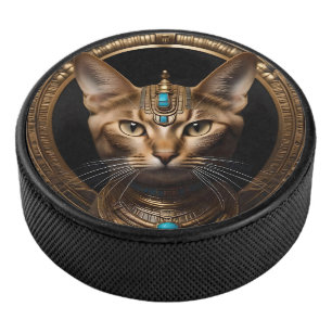 Cleopatra de gouden Egyptische kat, Hockey Puck